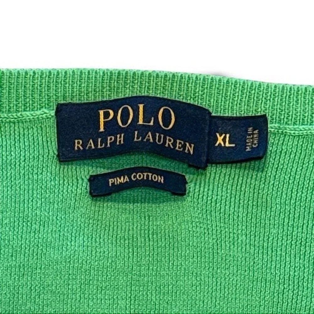 Polo Ralph Lauren Pima Cotton V-Neck Sweater Vest